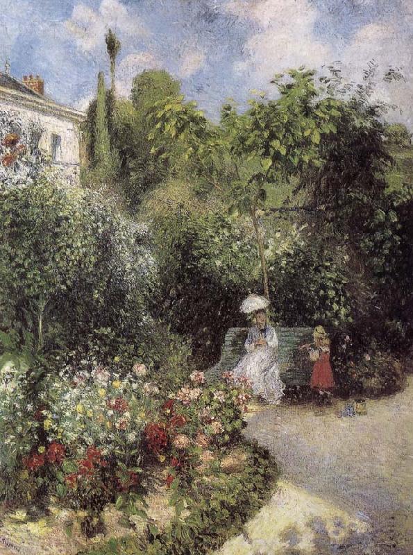 Camille Pissarro Metaponto garden Schwarz